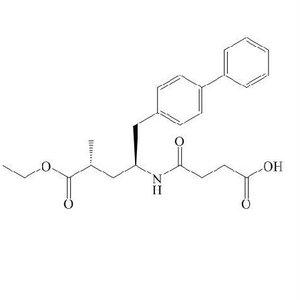 (2R,4S)-5-(biphenyl-4-yl)-4-[(3-carboxypropionyl)amino]-2-methylpentanoic acid ethyl ester; Sacubitril