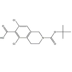 2-(Tert-butoxycarbonyl)-5,7-dichloro-1,2,3,4- tetrahydroisoquinoline-6-carboxylic acid