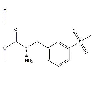 Methyl (S)-2-amino-3-(3-(methylsulfonyl)phenyl) propanoate hydrochloride