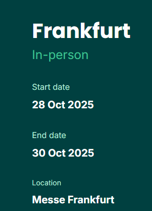 2025 CPHI Frankfurt